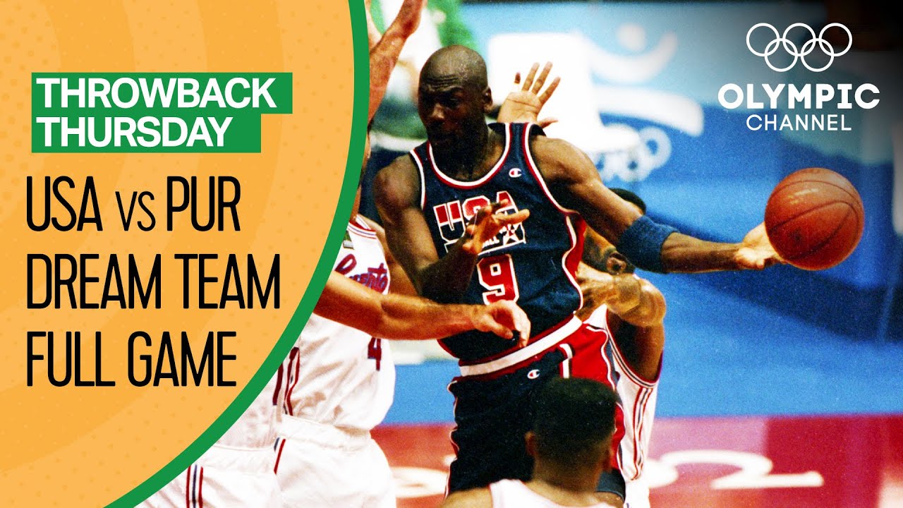 USA's Dream Team vs. Puerto Rico - Basketball Replays | Throwback Thursday