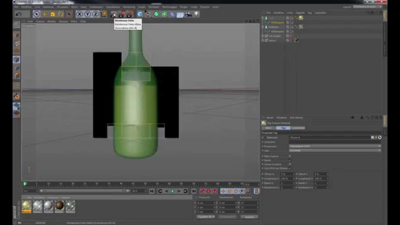 C4D Le basi della modellazione: Lezione 2 seconda parte