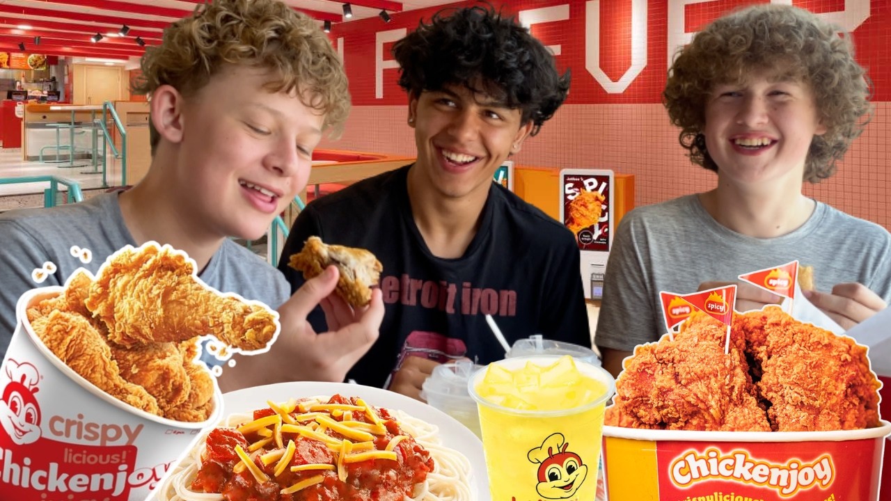 Канадские старшеклассники впервые пробуют Jollibee!