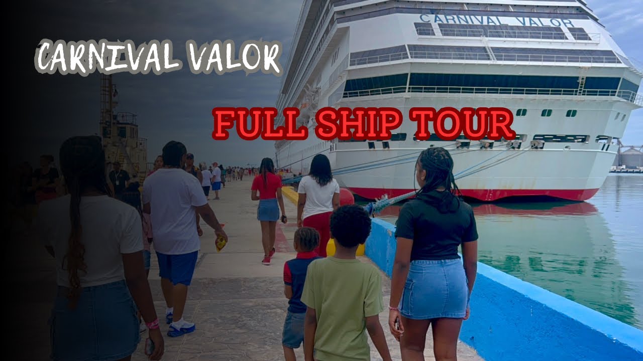 Carnival Valor Full Ship Tour Deck by Deck