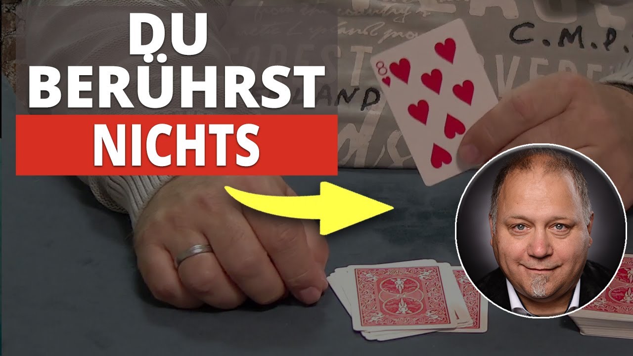 Der Kartentrick bei dem du nichts anfassen musst!