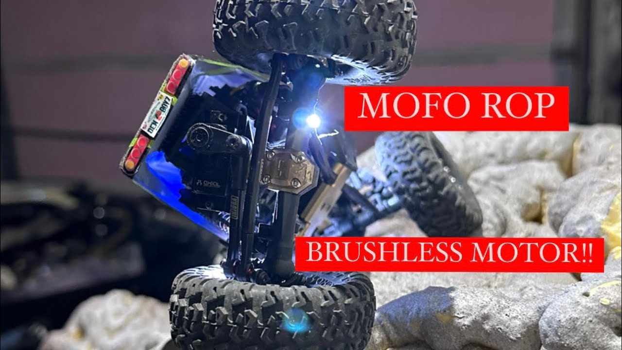 AX24 MOFO RC ROP BRUSHLESS MOTOR, FURITEK LIZARD ESC AND FLYSKY NB4 4WS PROGRAMMING