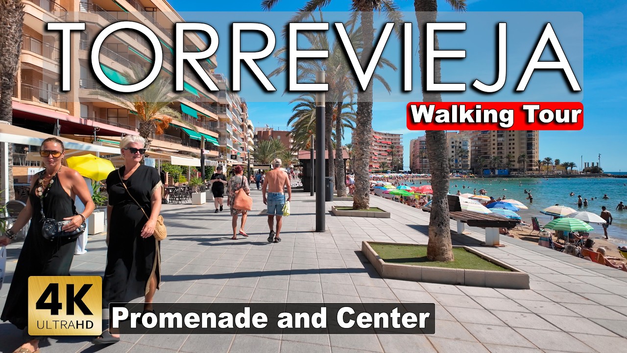 Torrevieja - Promenade & Center, September 27, 2025 - Spain | Costa Blanca - Walking tour [4k 60fps]