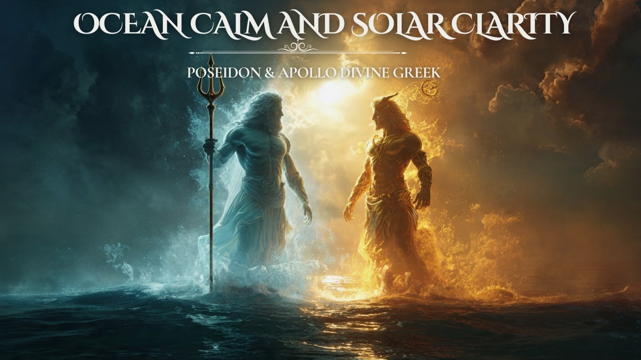 Poseidon & Apollo – Ocean Calm and Solar Clarity | 2h of Divine Greek Water & Light Energy