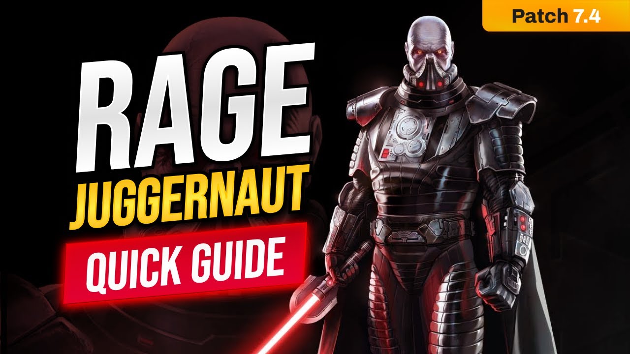 Rage Juggernaut Quick PVP Guide - STILL WORKS IN SWTOR 7.5