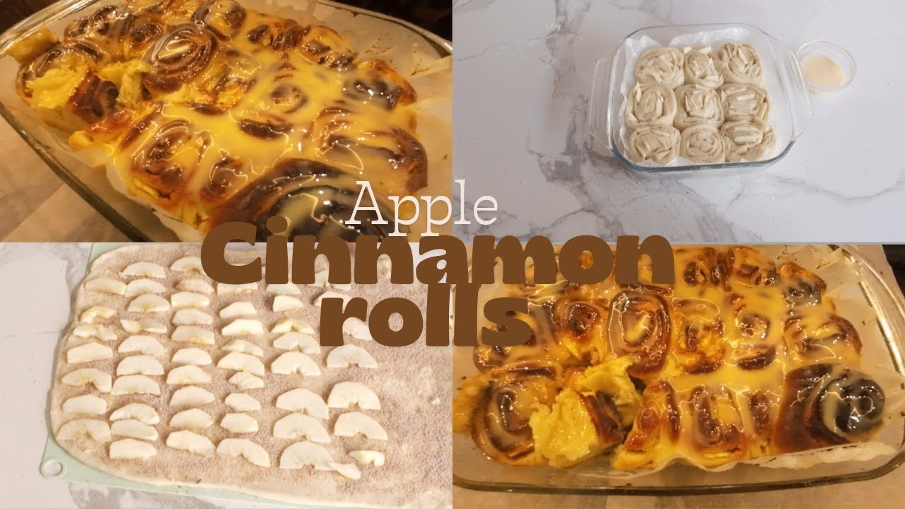 Tufax Cinnamon rolls oo fudhud iyo dagdag-how make simple apple Cinnamon rolls  #Cinnamonrolls