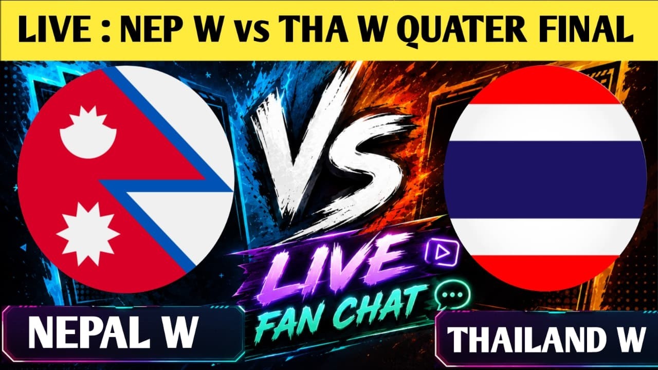 Thailand Women vs Nepal Women | NEP-W vs THA-W, 1st Qtr Final T20, Asian-W T20I 2026 | Unofficial