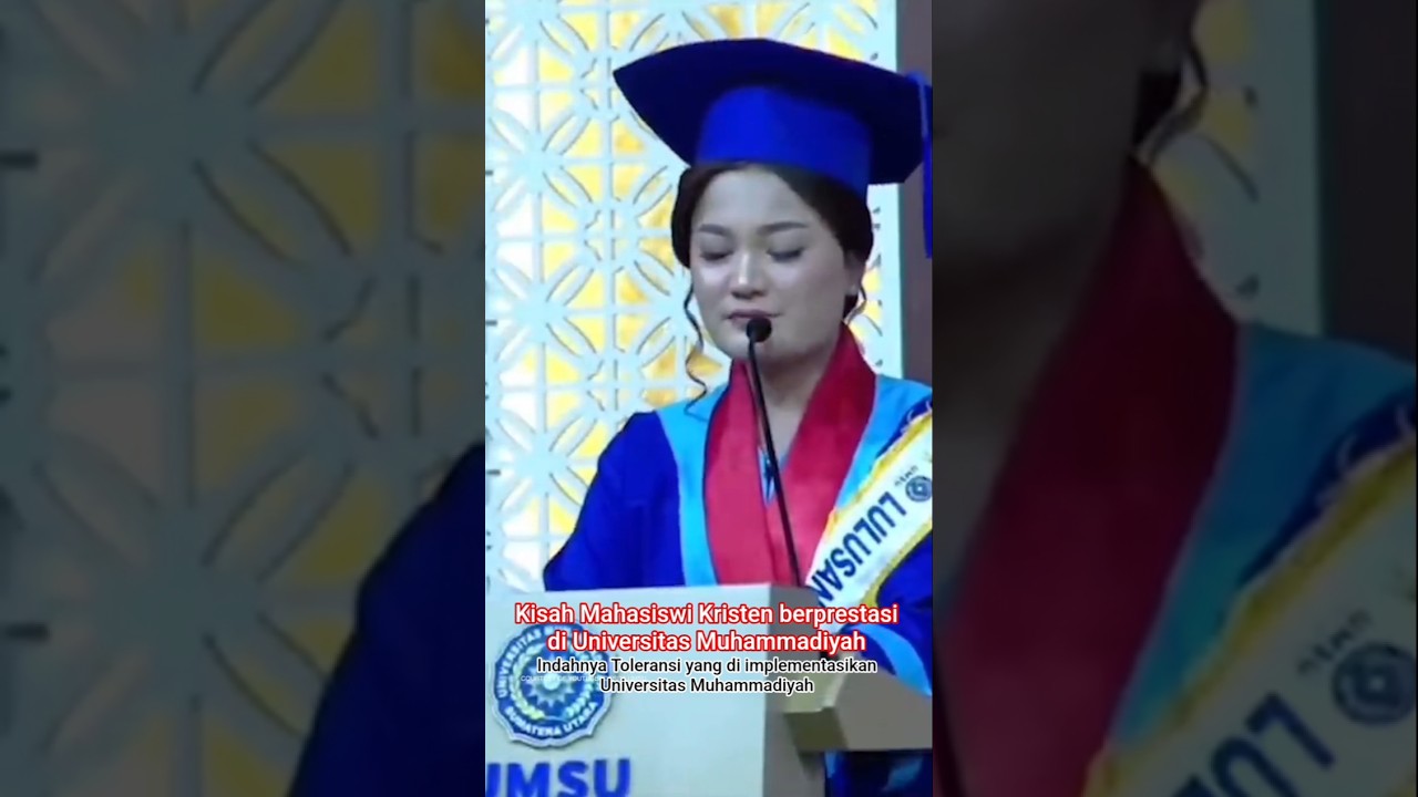 Terharu, toleransi tingkat tinggi #umsumedan #islam #muslim #muhammadiyah