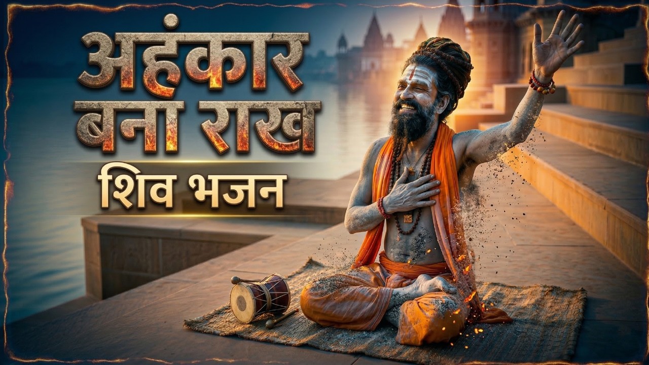 शिव मलता है वो राख, जो कभी किसी का गुरुर थी! | THE ASHES OF EGO |  शिव भजन । दिव्य गीता स्वर