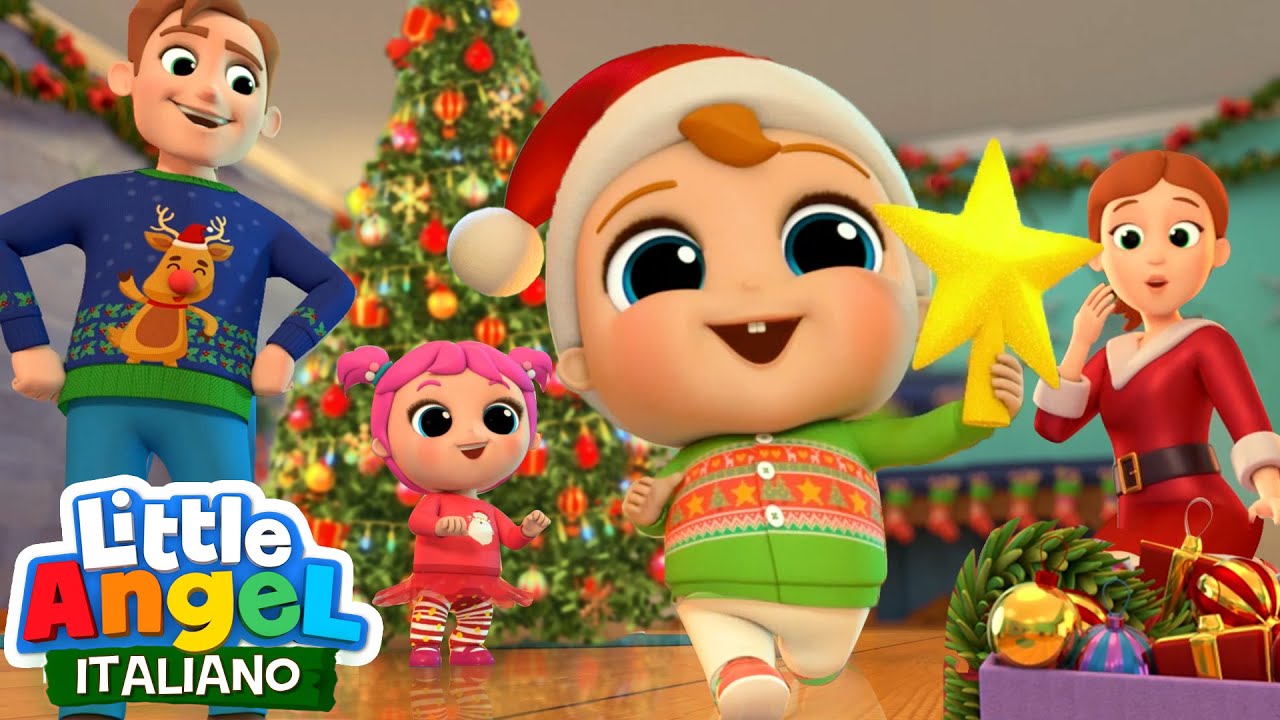 Feste di Natale Con Gianni Piccino 🎄🎅🎁 Cartoni Animati & Canzoni Bambini | Little Angel Italiano