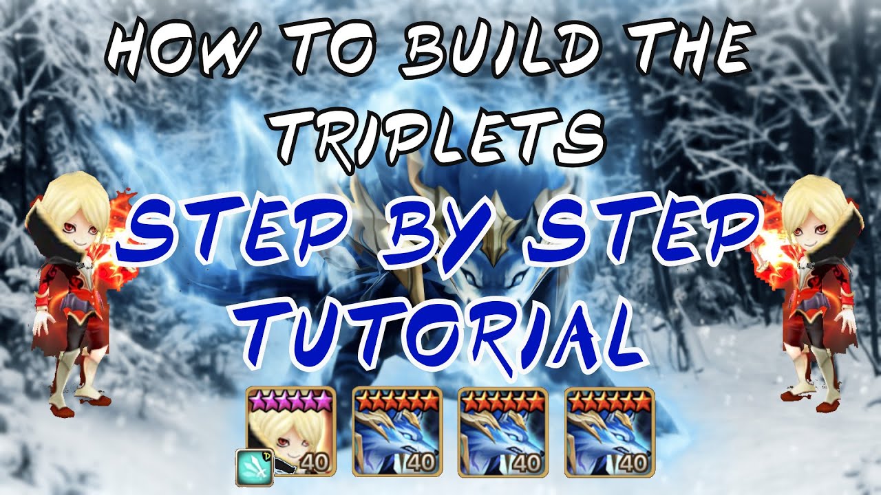 SUMMONERS WAR / BUILDING TRIPLE ICARU STEP BY STEP TUTORIAL
