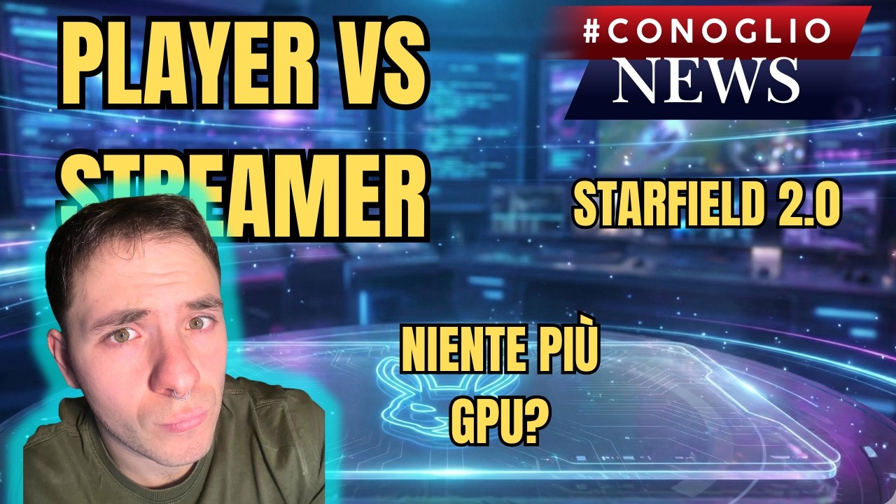 STARFIELD SU PS5? 😱 NVIDIA MOLLA, POLEMICA STREAMER e NUOVO ASSASSIN'S CREED! | #Conoglionews Ep 3