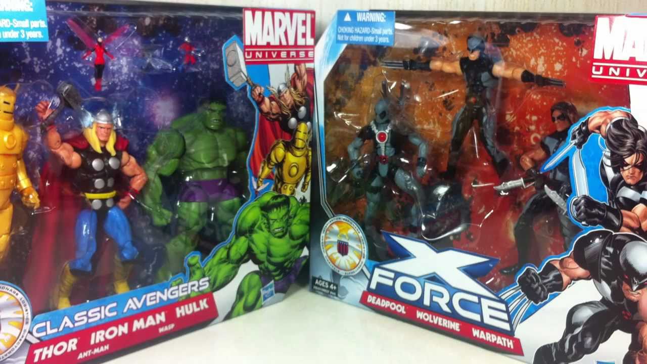 VLOG: Marvel Universe 2011 3-Packs Avengers & X-Force