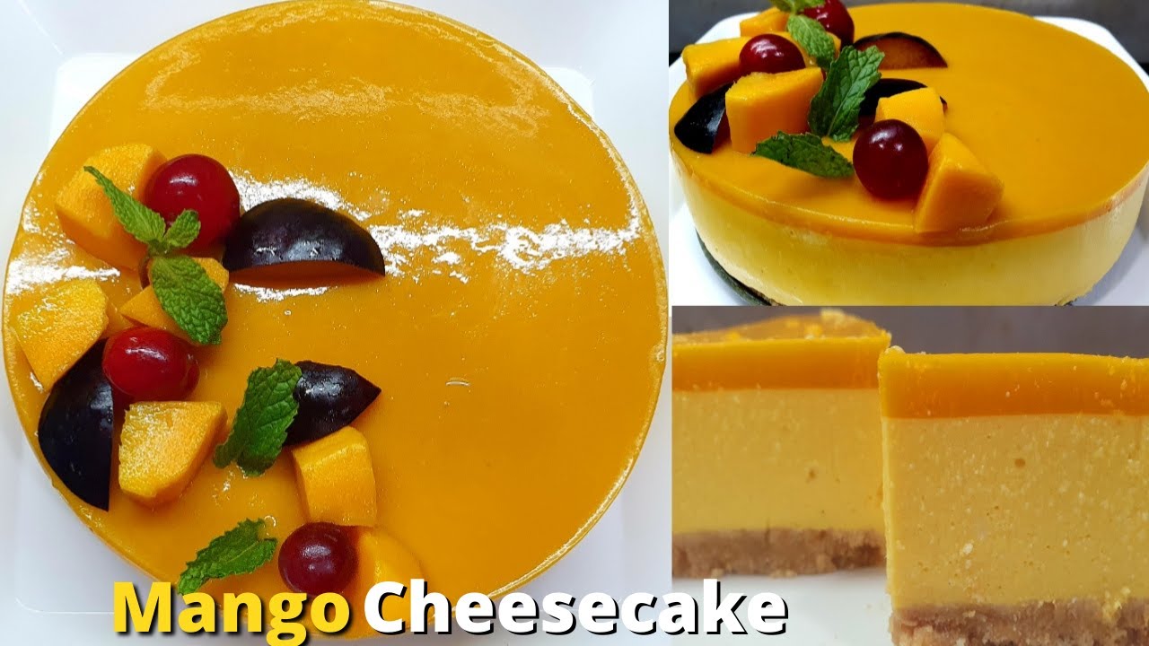 No Bake Mango Cheesecake | Mango Season Special Recipe | Mango Recipes | No Bake Eggless Cheesecake