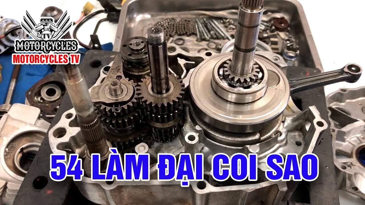 Video 436: Thử 1 Lần Nghiên Cứu Cục Máy Wave 54 Phó Mặt Cho Đời Coi Ra Sao | Motorcycle TV