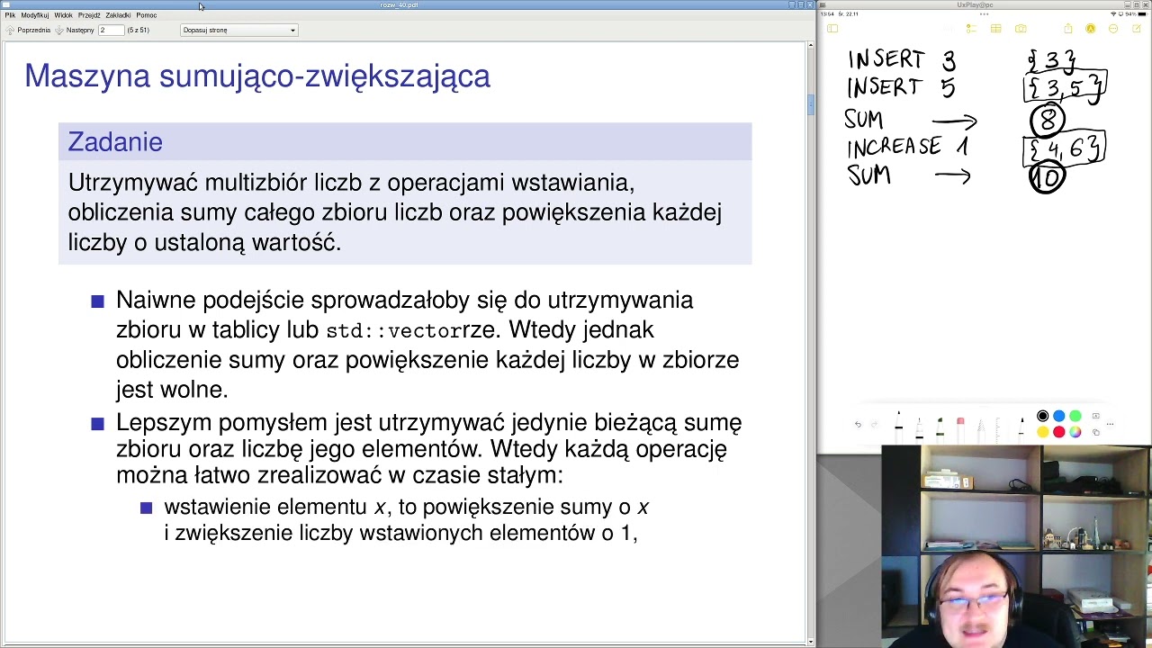 Maszyna sumująco-zwiększająca - omówienie zadania