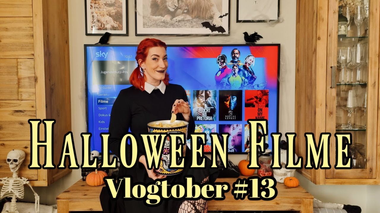 VLOGTOBER 13: Halloweenfilme f&uuml;r Gruselfans und die Familie: Halloween bei SKY // Sabrina Sterntal