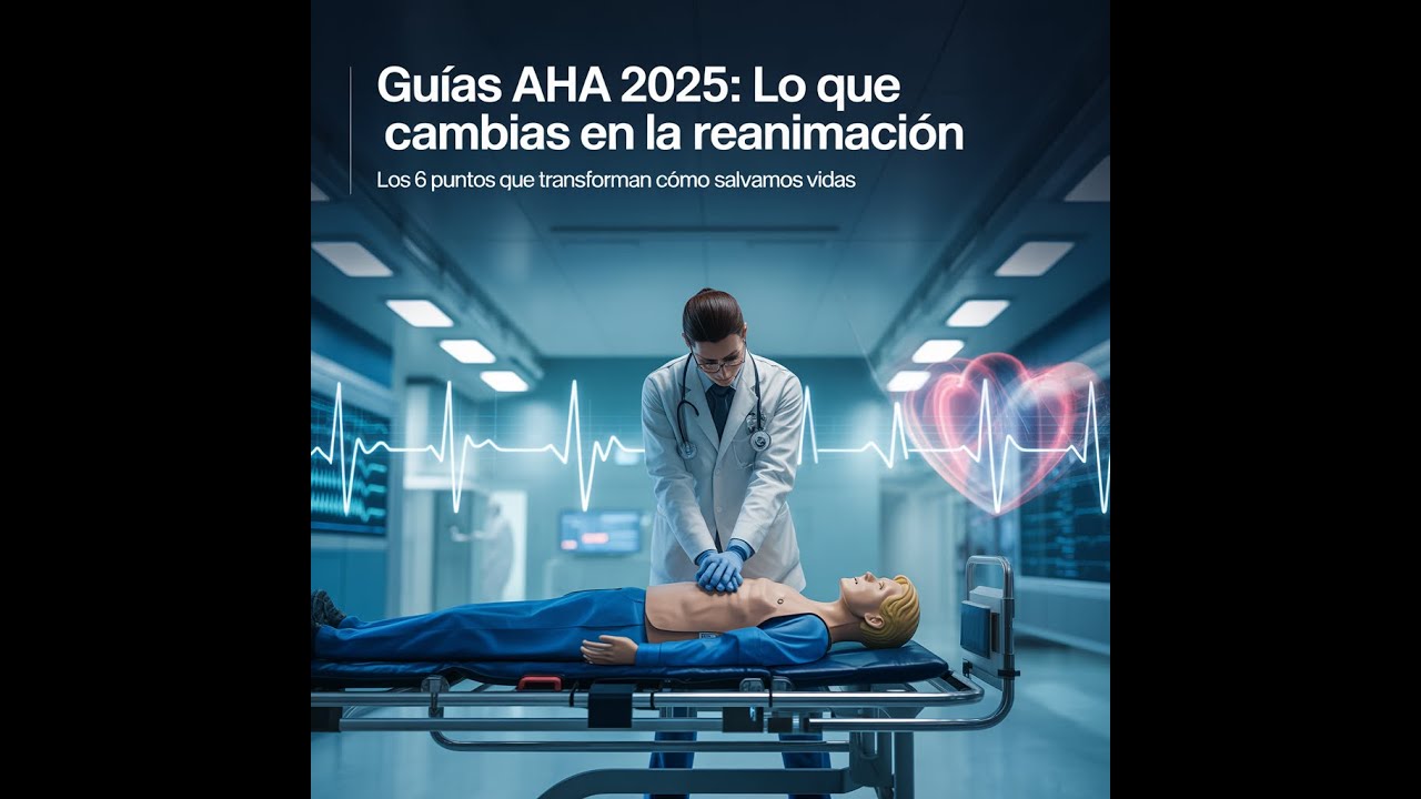 Guías AHA 2025: Los cambios que transforman la reanimación cardiopulmonar