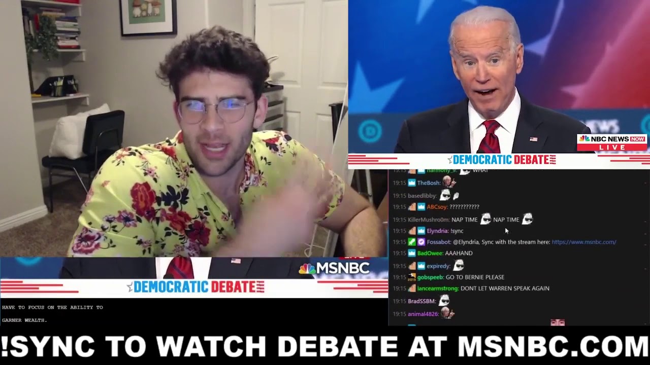 Reacting to Nevada Debate W/ 13K Chat