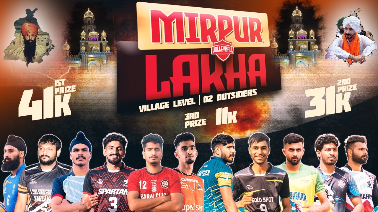 SEMI & FINAL MIRPUR LAKHA VOLLEYBALL TOURNAMENT LIVE || @FineSportsLive