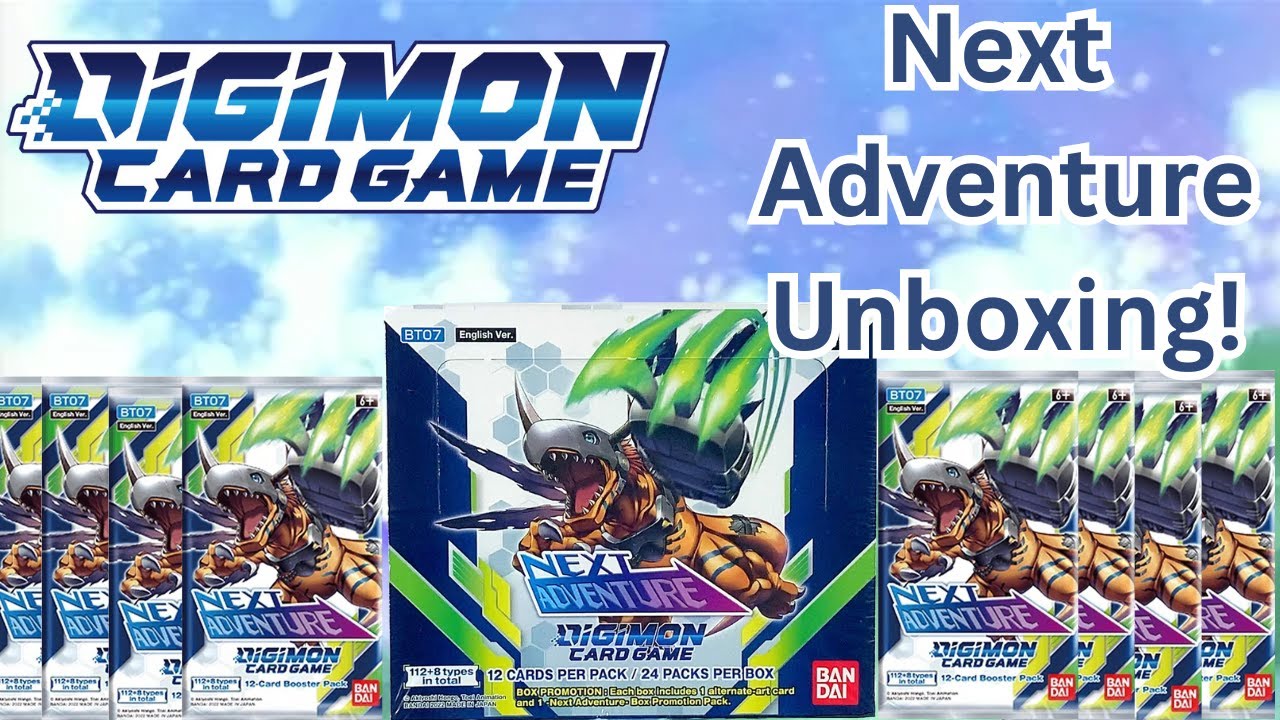 Unboxing Digimon Next Adventure Booster Box