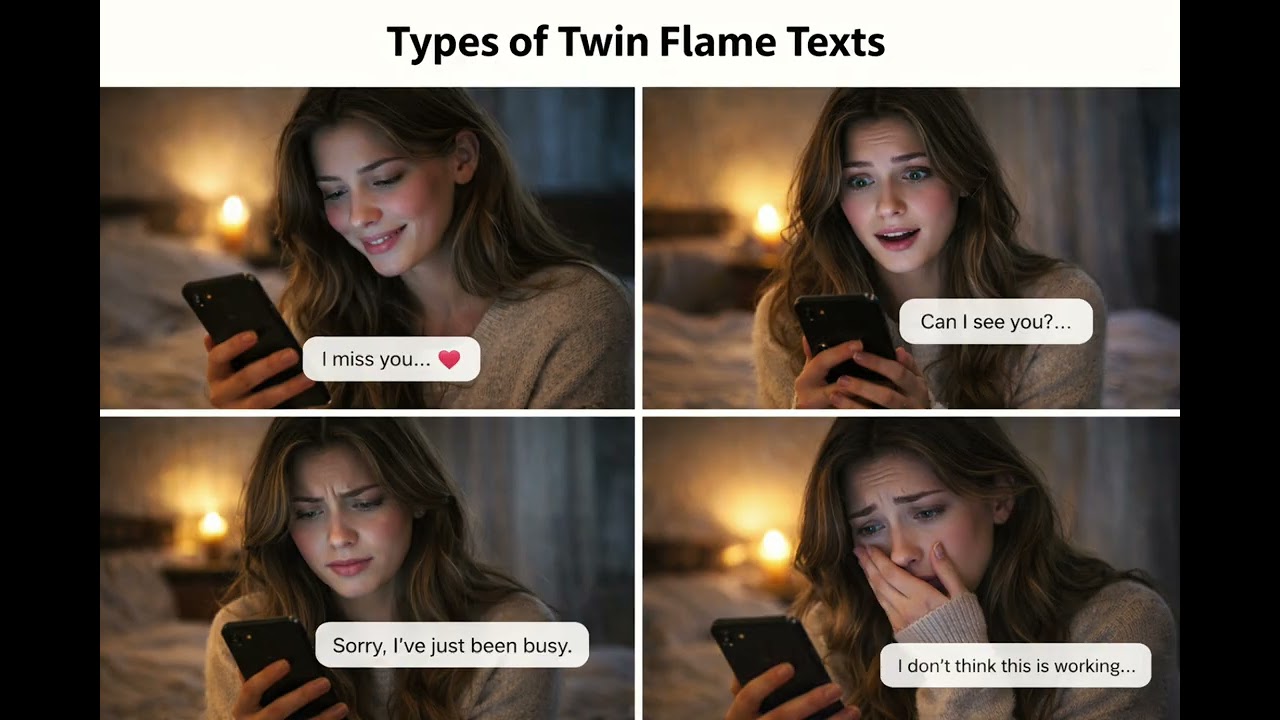 Types of Twin Flame Texts- And What They Really Mean 