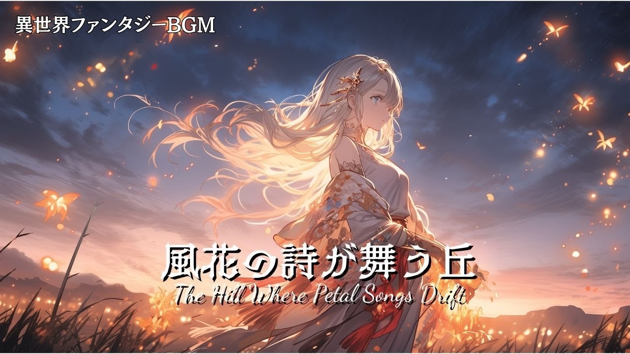 【幻想BGM・ケルト音楽】風花の詩が舞う丘｜The Hill Where Petal Songs Drift