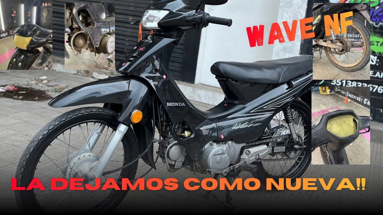 ASÍ llego LA WAVE NF y en pocas horas CAMBIO POR COMPLETA 😮