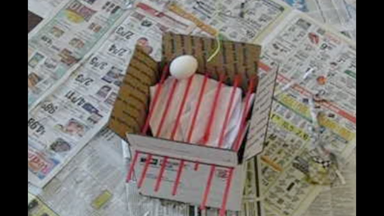 Egg drop activity////Homemade Science with Bruce Yeany