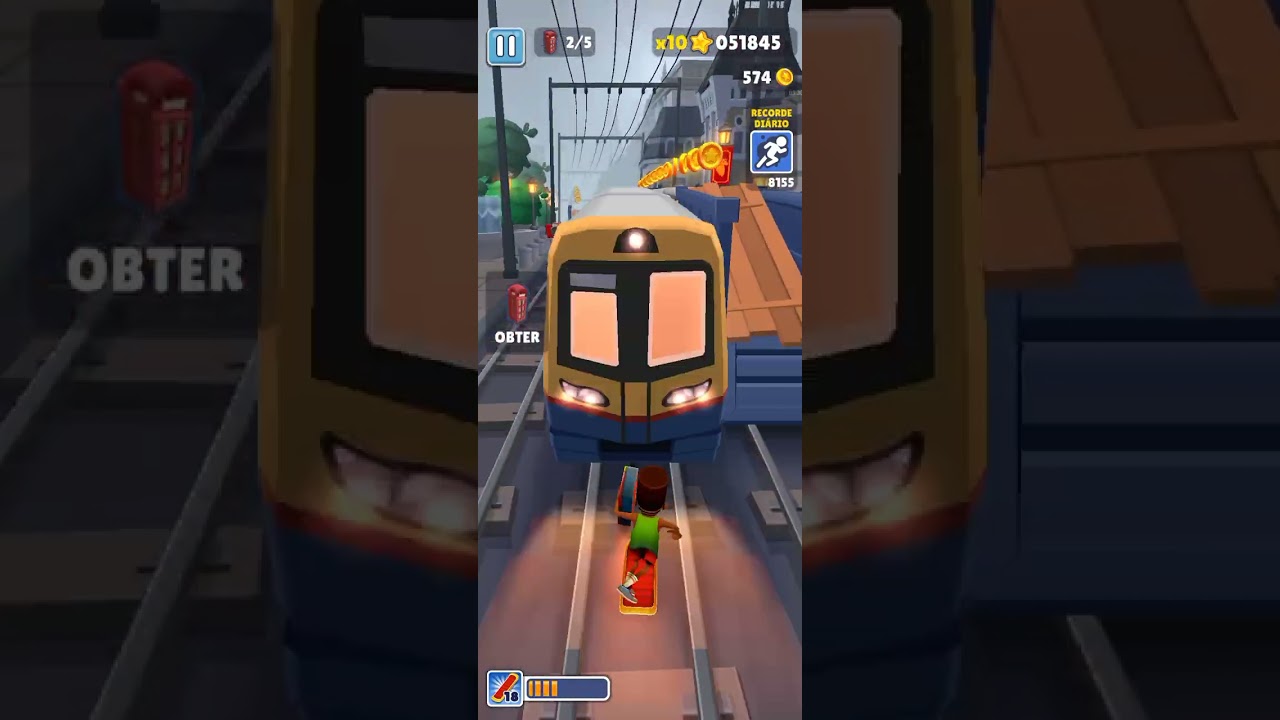 Traduzir pela primeira vez no canal Subway Surfers