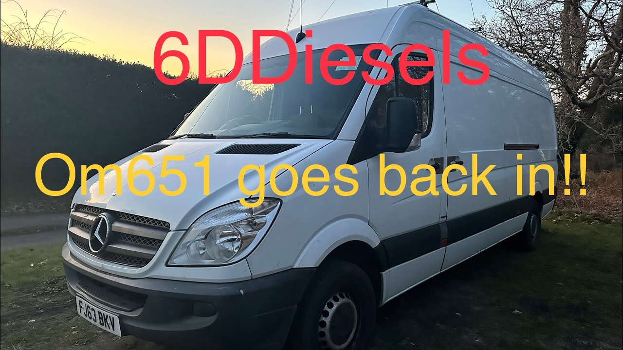 Mercedes sprinter OM651 rebuilt and back in !!