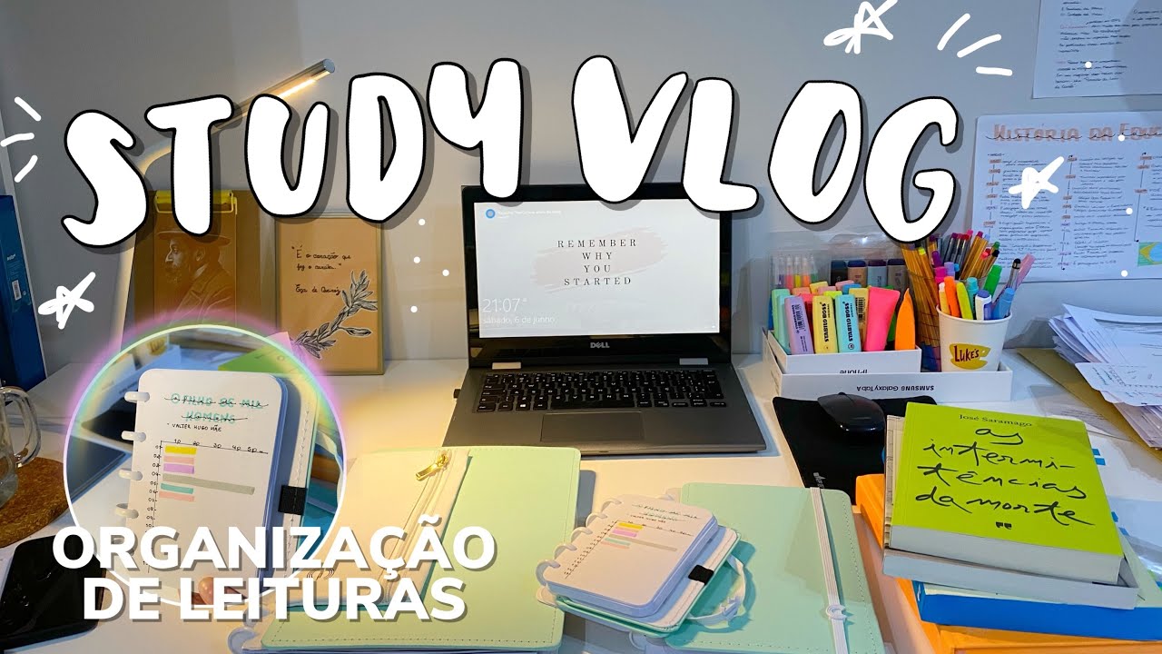 Study Vlog Narrado *organização* | Bruna Martiolli