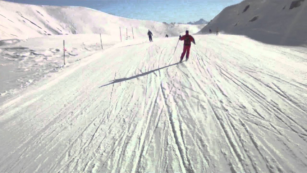 Serre Chevalier - descente de l'Yret janvier 2012