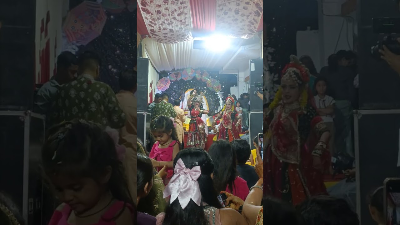 Radha Krishna dance performance ❤️🧿#radhakrishnastatus #radhakaisenajale #fypシ #viral 