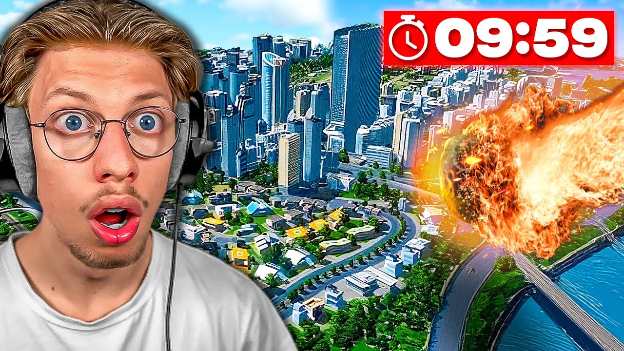 Construire une ville MAIS une MÉTÉORITE la détruit toutes les 10 minutes !