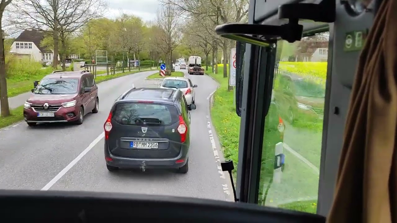 Mitfahrt im SEV Expressbus von Eckernförde nach Flensburg | Schienenersatzverkehr nach Flensburg