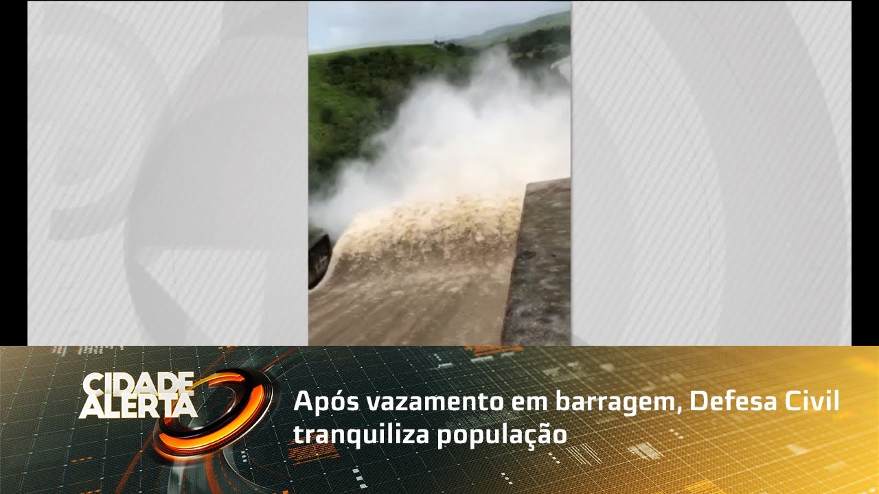 Em Igreja Nova: Após vazamento em barragem, Defesa Civil tranquiliza população