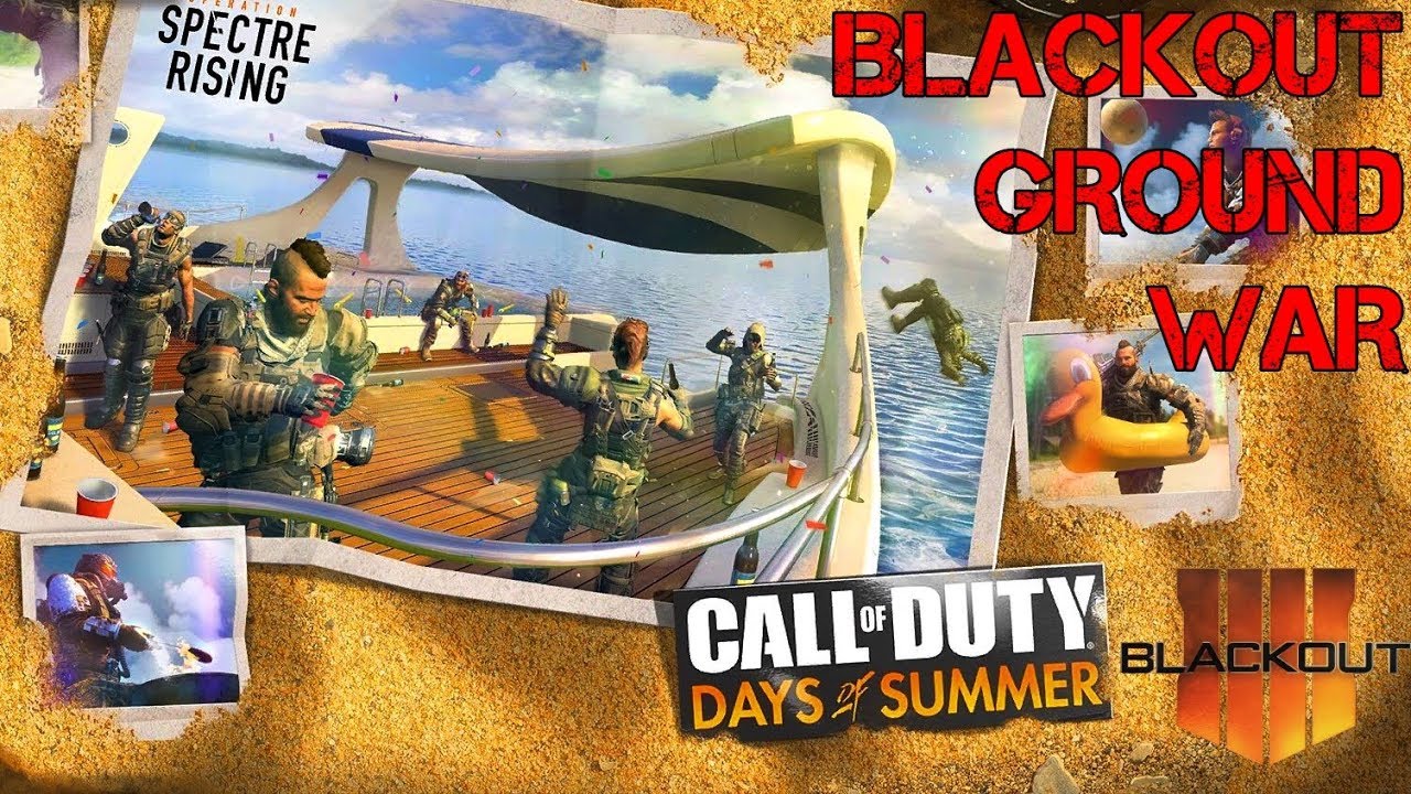 BO4 DAYS OF SUMMER UPDATE | BLACKOUT GROUND WAR GAMEPLAY