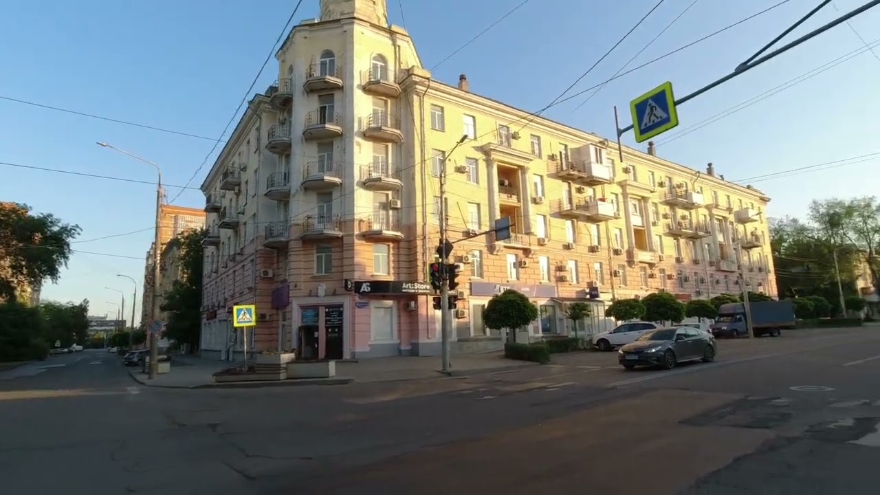 Ростов-на-Дону. Проспект Шолохова. Проспект Мира. Улица Веры Пановой. Баня. Июнь 2024 года. Утро.