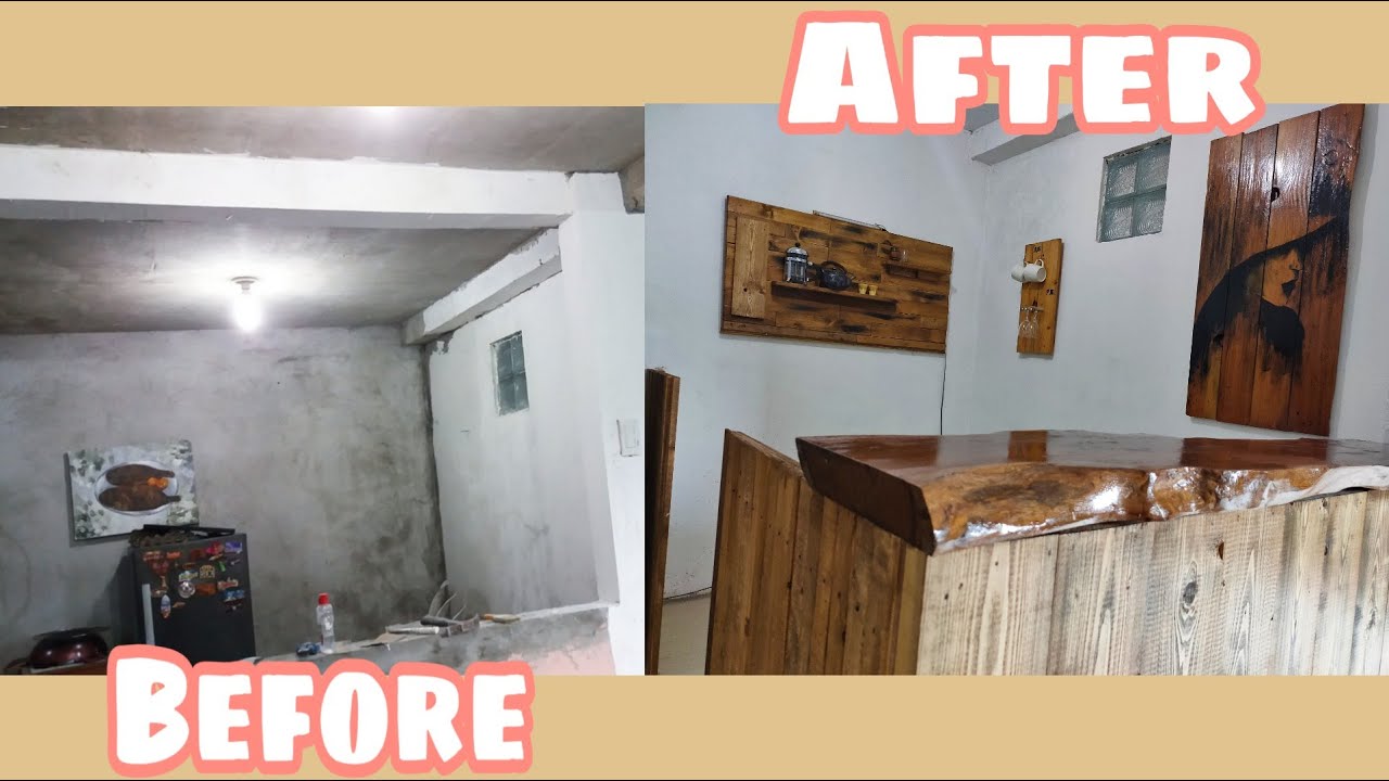 DIY Mini Bar | Pano ko 'to ginawa? #DIY #bar #renovation #paint
