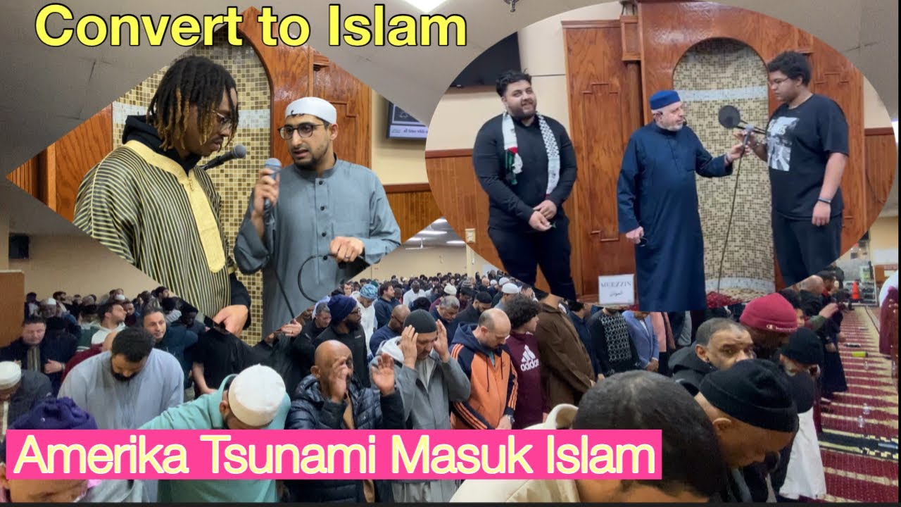 3 Brothers Convert in First Night of Ramadan # 3 Bule bersyahadat
