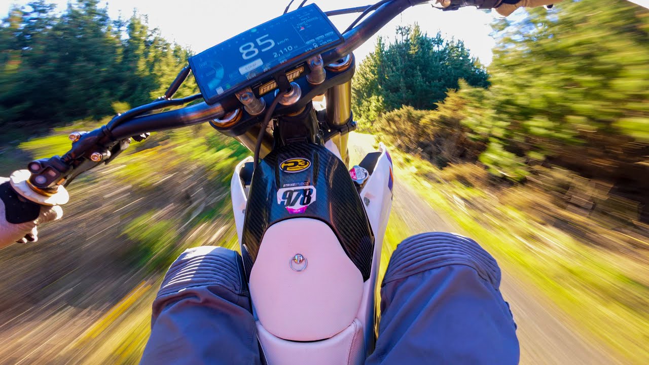 YZ450F | INSANE WOODS & BEACH RIDE!!! (RAW SOUND) 4K