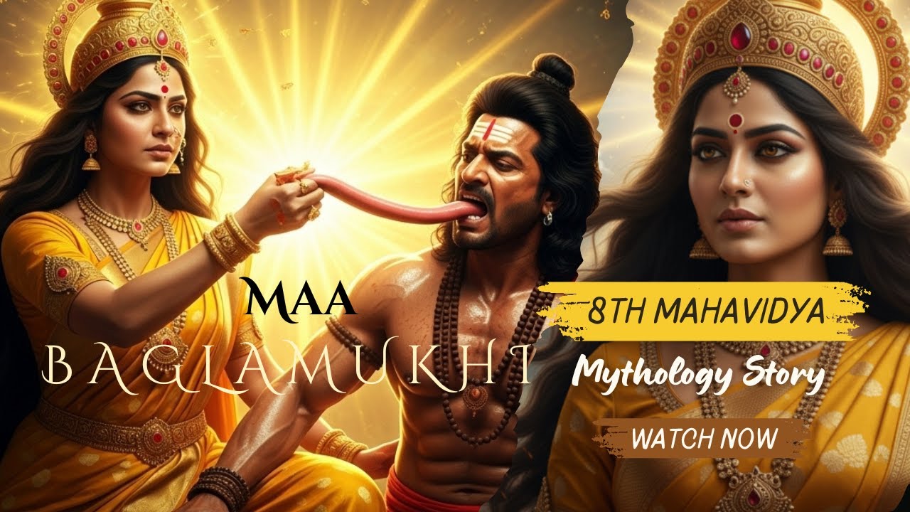 Ma Baglamukhi | utpatti kaise hui? And Who Is Pitambara | Mythology Story | MythicSagaIND