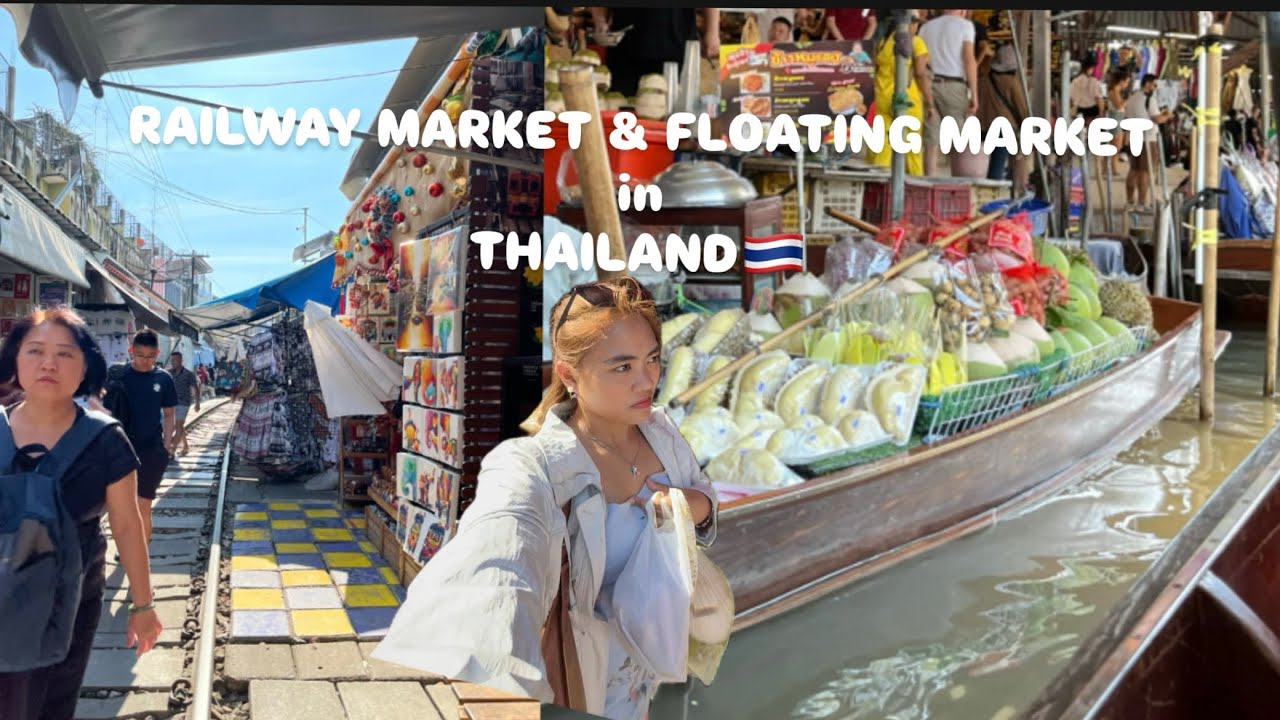 RAILWAY AND FLOATING MARKET??? Dito niyo lang po makikita sa THAILAND🇹🇭