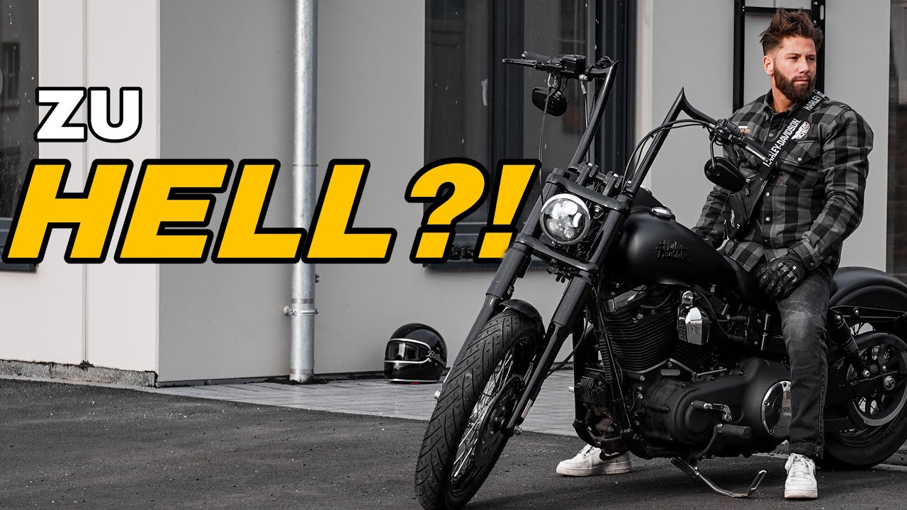 Zu Hell?! Neuer Led Scheinwerfer von Sportstergarage für die Harley Davidson Street Bob.