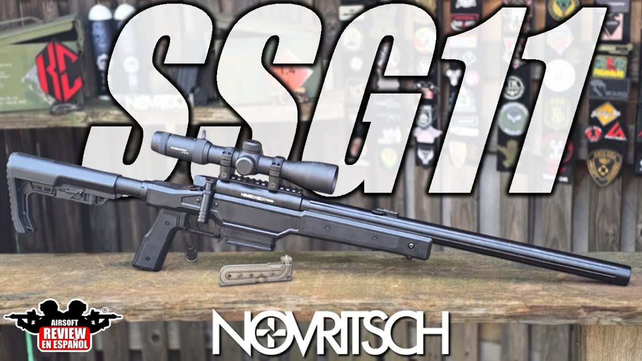 Review Sniper SSG11 by: NOVRITSCH - ( Test Shot ) | Airsoft Review en Español