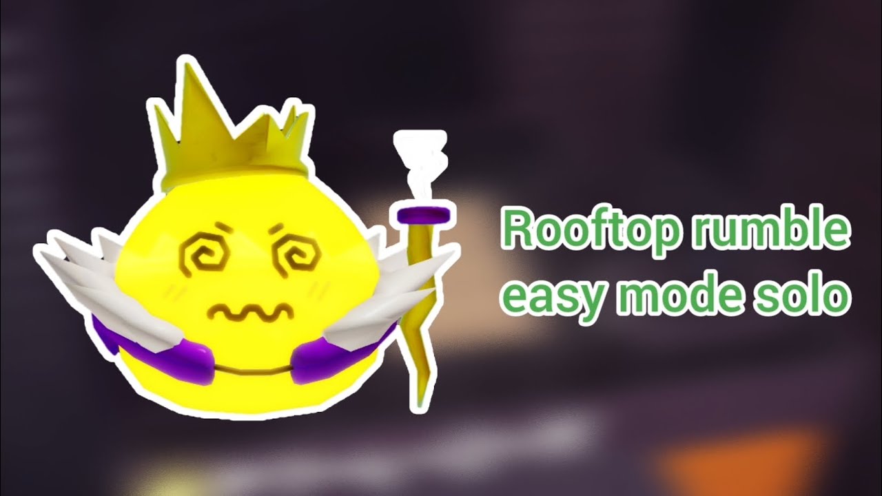 Tower heroes rooftop rumble easy mode solo