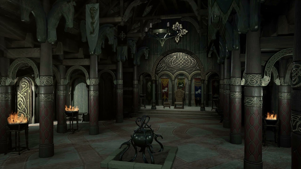 The Lord of the Rings: The Golden Hall at Edoras Ambience & Music