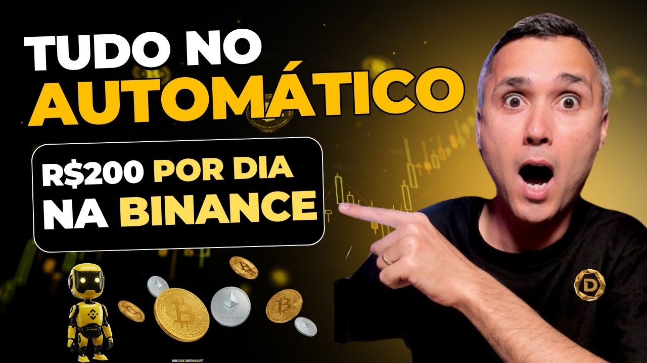 ROB&Ocirc; DA BINANCE GR&Aacute;TIS COMPRA E VENDE CRIPTOMOEDAS 24H POR DIA