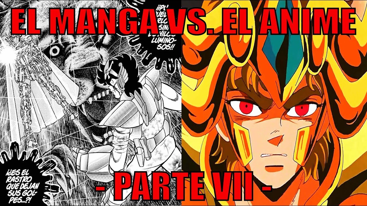 SAINT SEIYA: Manga VS. Anime - Parte VII: Los Caballeros De Oro Y Las 12 Casas